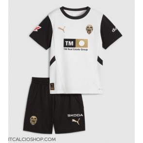 Valencia Prima Maglia Bambino 2024-25 Manica Corta (+ Pantaloni corti)